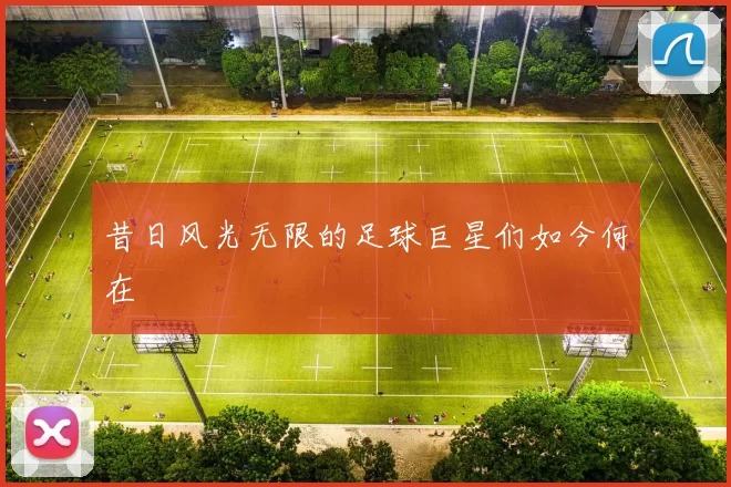 昔日风光无限的足球巨星们如今何在